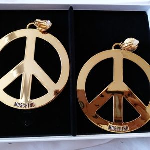 Moschino Peace earrings